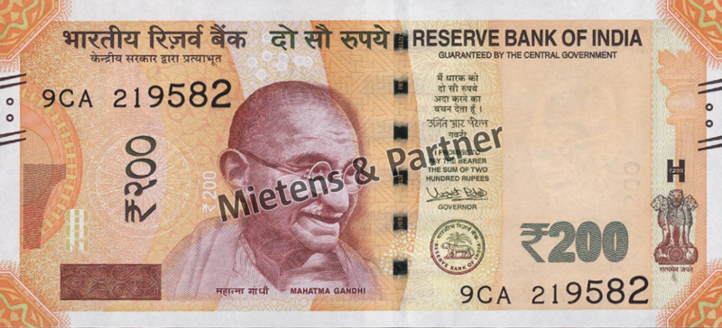 Indien (Parlamentarische Bundesrepublik) 200 Rupees (51408)
