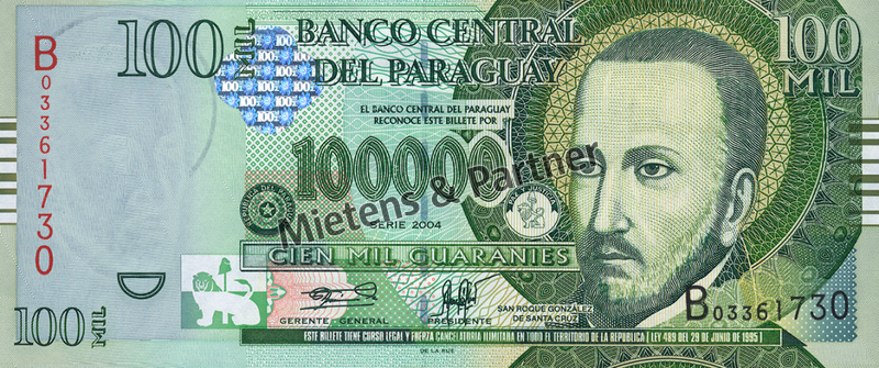 Paraguay (Republik) 100.000 Guaranies (04797)