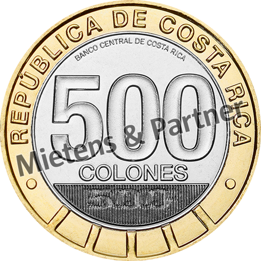 Costa Rica (Republik) 500 Colones (64188)