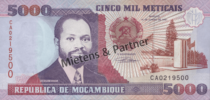 Mosambik (Republik) 5.000 Meticais (24030)