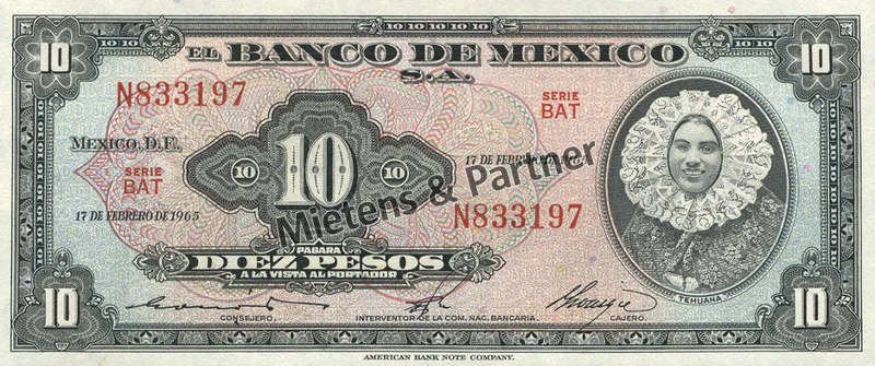 Mexiko (Bundesrepublik) 10 Pesos (45429)