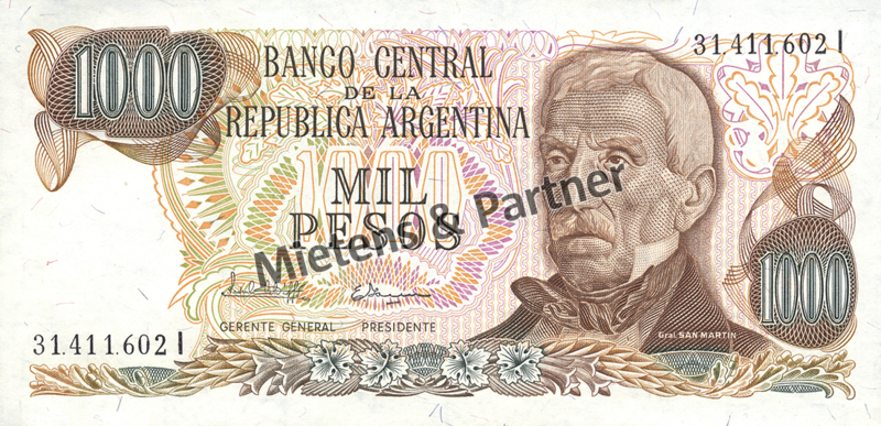 Argentinien (Republik) 1.000 Pesos (04824)