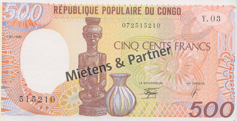 Kongo (Republik) 500 Francs (40821)