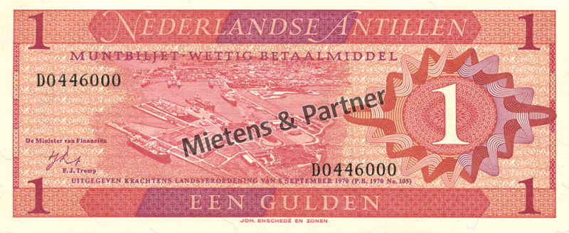 Niederländische Antillen (Niederländisches Überseegebiet) 1 Gulden (04528)