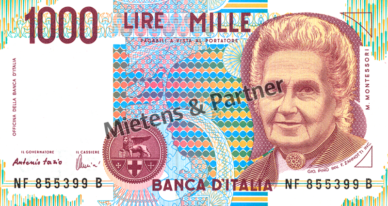 Italien (Parlamentarische Republik) 1.000 Lire (02346)