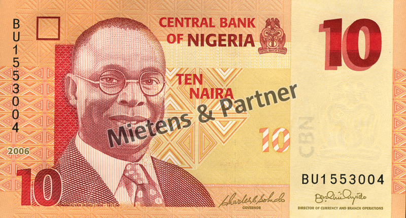 Nigeria (Bundesrepublik) 10 Naira (03357)