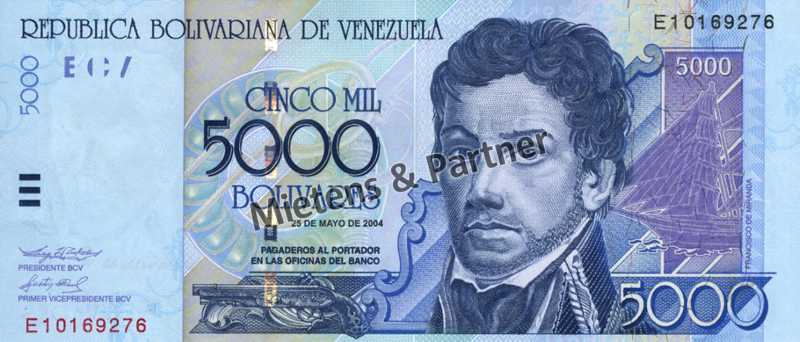 Venezuela (Bolivarische Republik) 5.000 Bolivares  (04600)