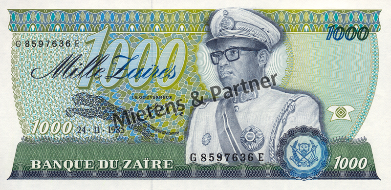 Zaire - Kongo (Republik) 1.000 Zaires (03481)