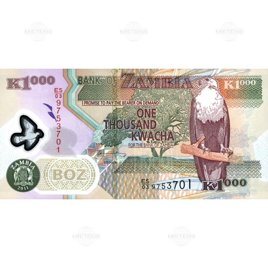 Zambia (Third Republic) 1.000 Kwacha (28383)