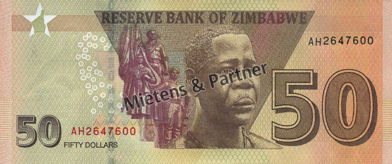 Zimbabwe (Republic) 50 Dollars (62176) - 2