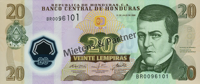 Honduras (Republic) 20 Lempiras (04194)