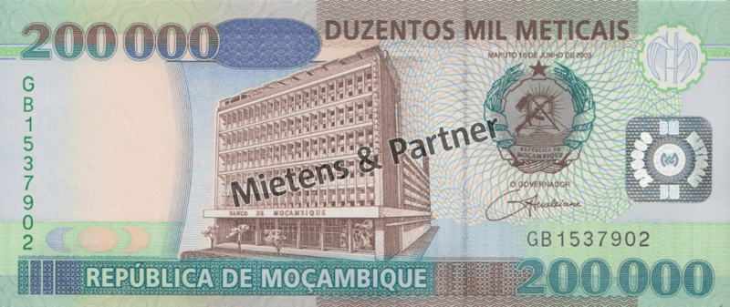 Mozambique (Republic) 200.000 Meticais (42822)