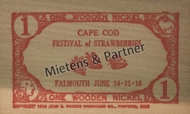 United States of America (Presidential Federal Republic) 1 Wooden Nickel (69061)