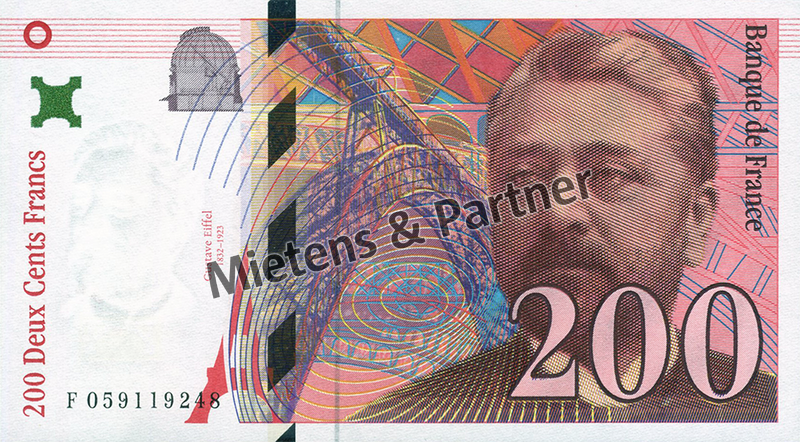 France (Fifth Republic) 200 Francs (25086)