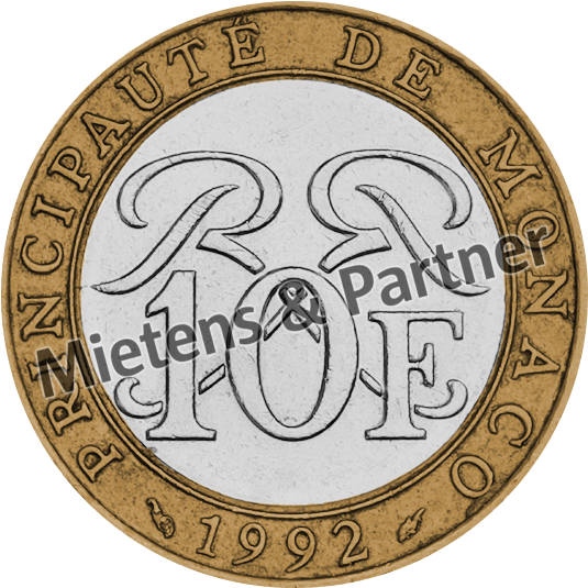 Monaco (Principality) 10 Francs (09283)