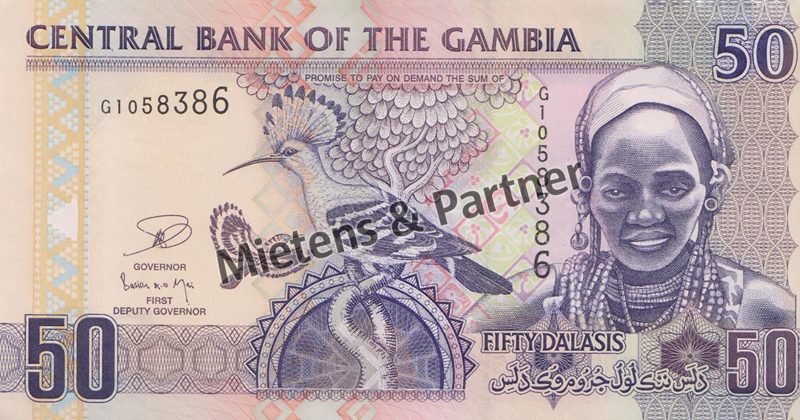 Gambia (Republic) 50 Dalasis (40453)