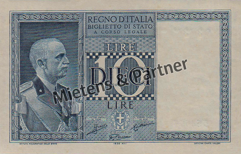 Italy (Kingdom) 10 Lire (52929)