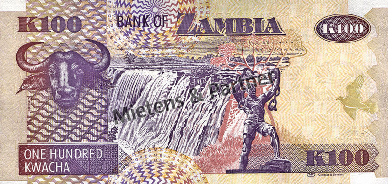 Zambia (Third Republic) 100 Kwacha (30673) - 2