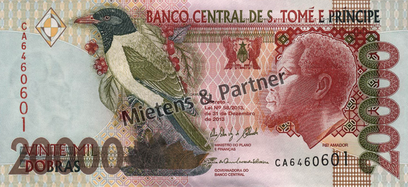 Sao Tome and Principe (Democratic Republic) 20.000 Dobras (57298)