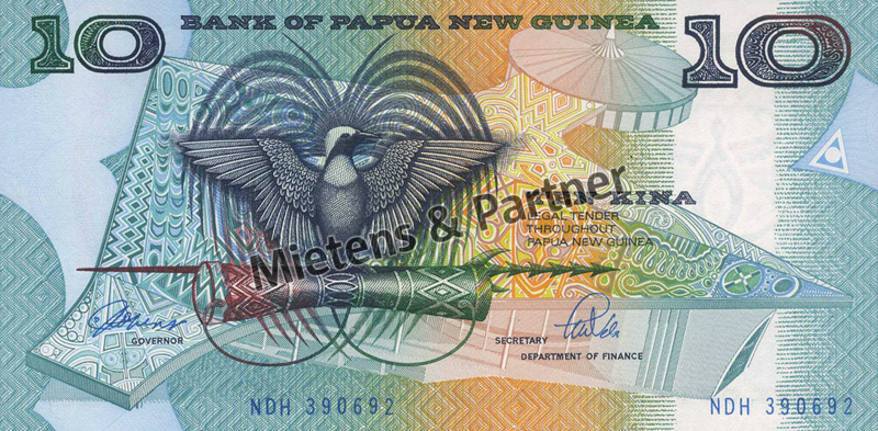 Papua New Guinea (Parliamentary Monarchy) 10 Kina (35234)
