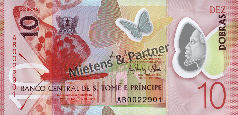 Sao Tome and Principe (Democratic Republic) 10 Dobras (57111)