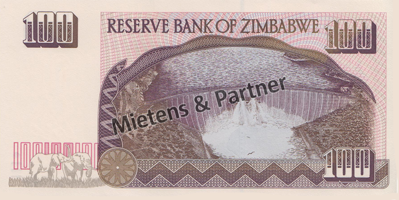 Zimbabwe (Republic) 100 Dollars (35123) - 2