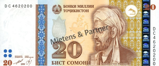 Tajikistan (Republic) 20 Somoni (02921)
