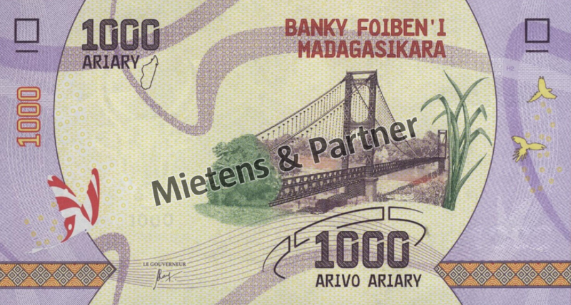 Madagascar (Republic) 1.000 Ariary (50434)