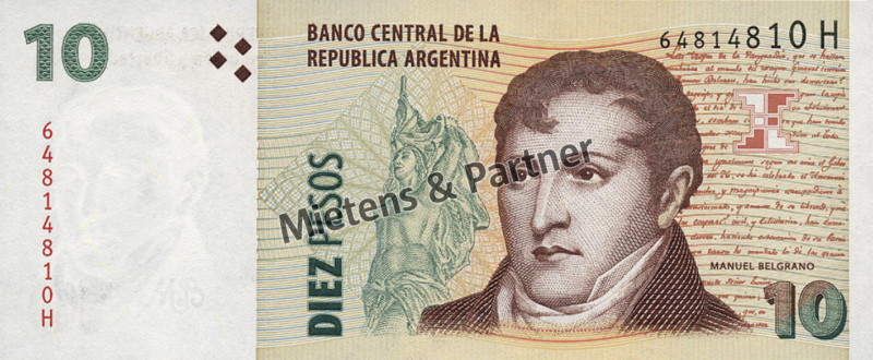 Argentina (Republic) 10 Pesos (04844)