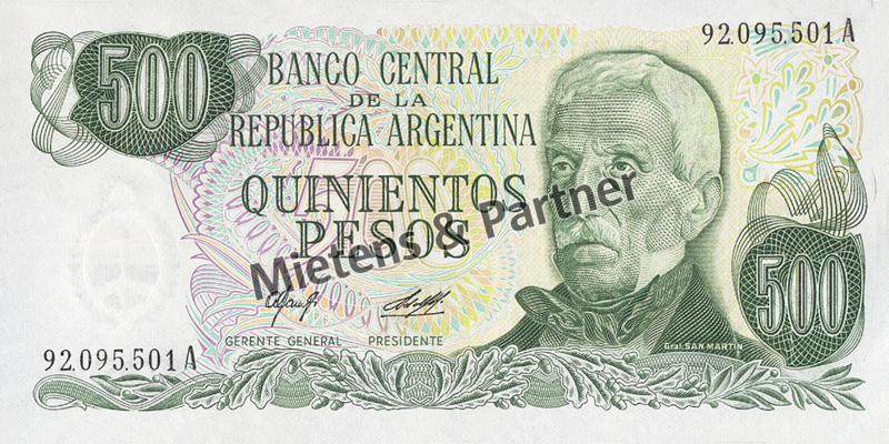 Argentina (Republic) 500 Pesos (04838) - 1