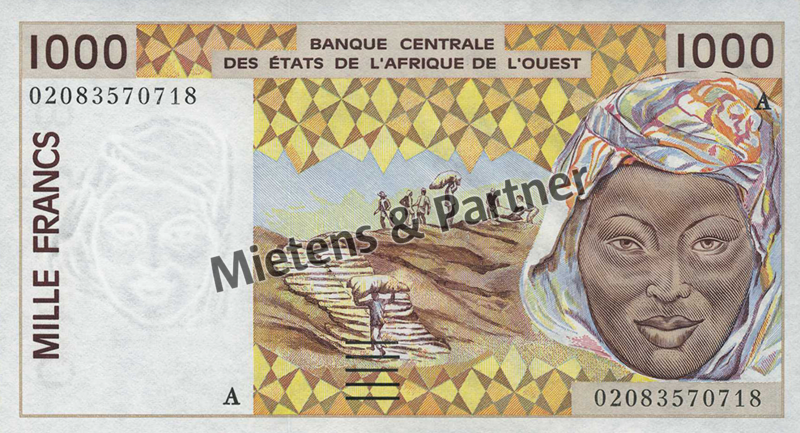 West African States (Currency Area) 1.000 Francs (53887)