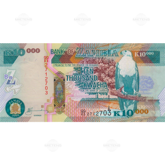 Zambia (Third Republic) 10.000 Kwacha (03793)