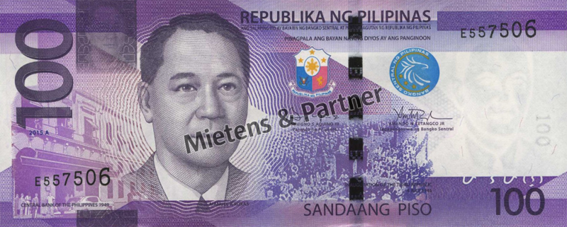 Philippines (Fifth Philippine Republic) 100 Piso (43748)
