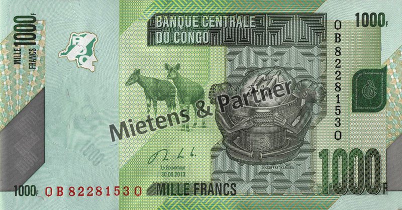 Congo (Democratic Republic) 1.000 Francs (50454)
