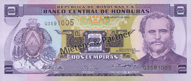 Honduras (Republic) 2 Lempiras (04185)