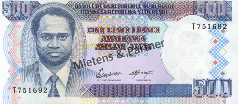 Burundi (Republic) 500 Francs (03522)