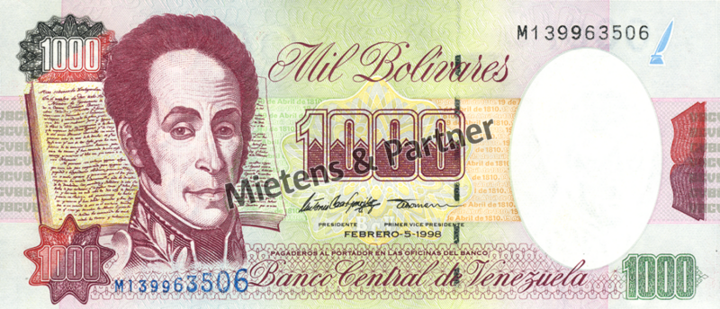 Venezuela (Republic) 1.000 Bolivares (04596)