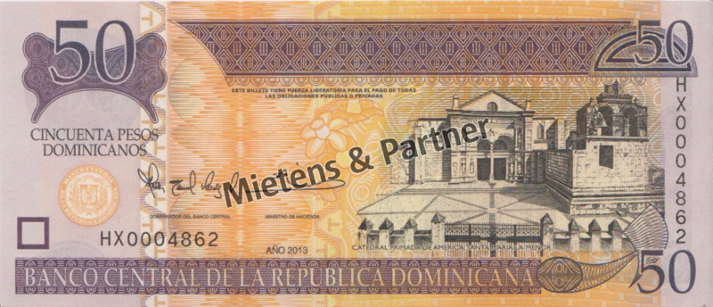 Dominican Republic (Republic) 50 Pesos Dominicanos (38667)