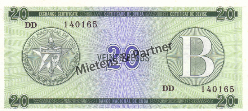 Cuba (Republic) 20 Pesos (04298)