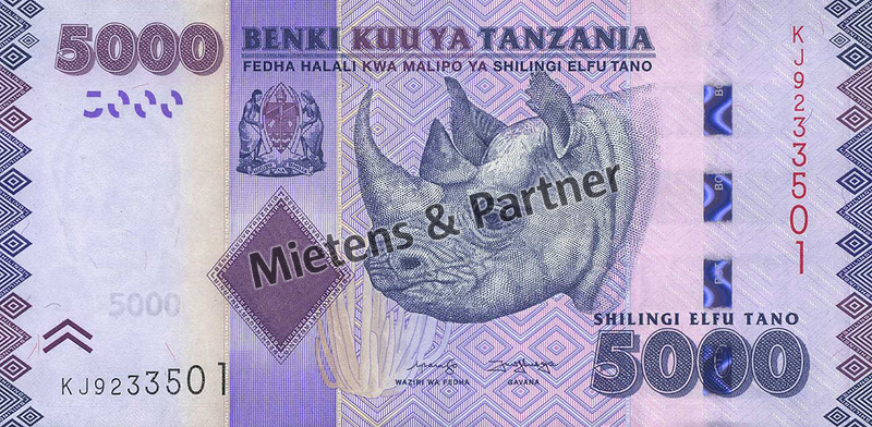 Tanzania (United Republic) 5.000 Shillings (66107)