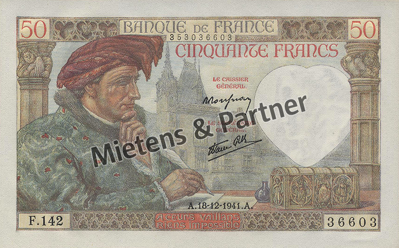 France (Third Republic) 50 Francs (62527)