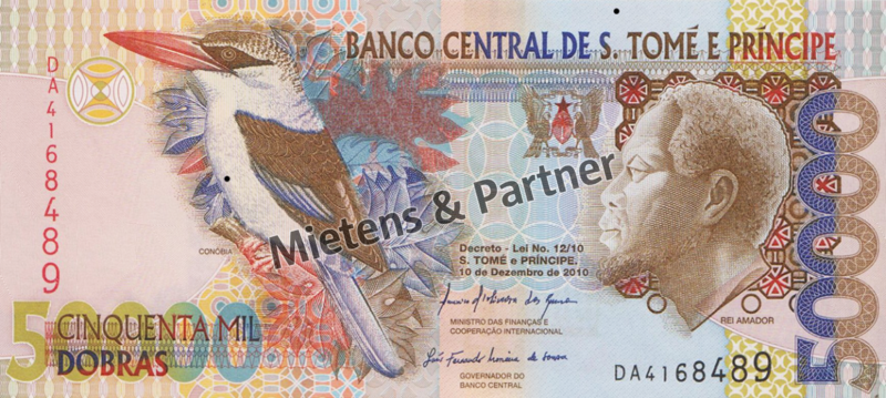 Sao Tome and Principe (Democratic Republic) 50.000 Dobras (39451)
