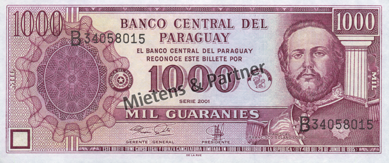 Paraguay (Republic) 1.000 Guaranies (04792)