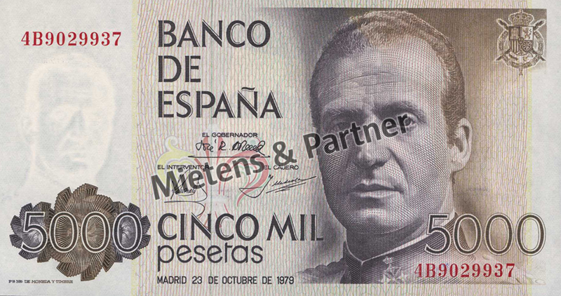 Spain (Parliamentary Monarchy) 5.000 Pesetas (37169)