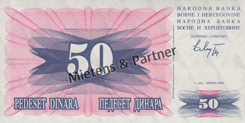 Bosnia and Herzegovina (Federal Republic) 50 Dinara (03065)