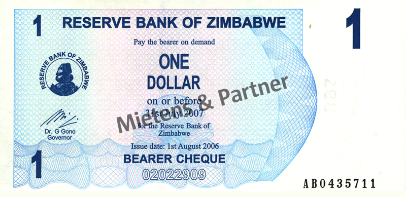 Zimbabwe (Republic) 1 Dollar (03862)