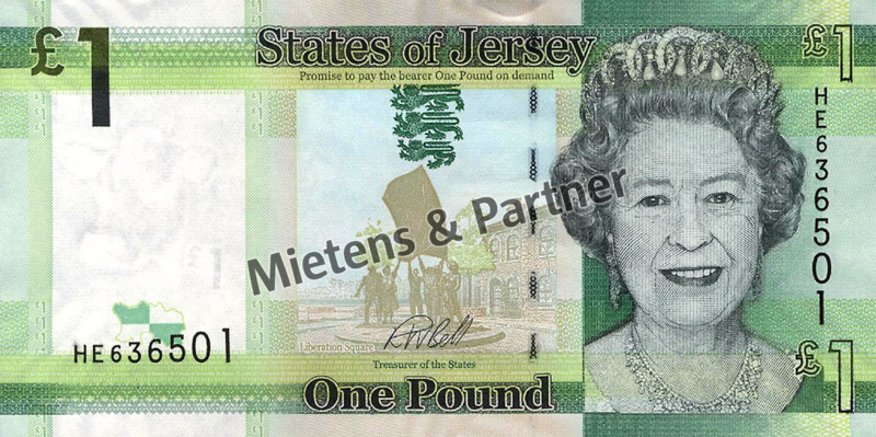Jersey (British Crown Dependency) 1 Pound (58407)