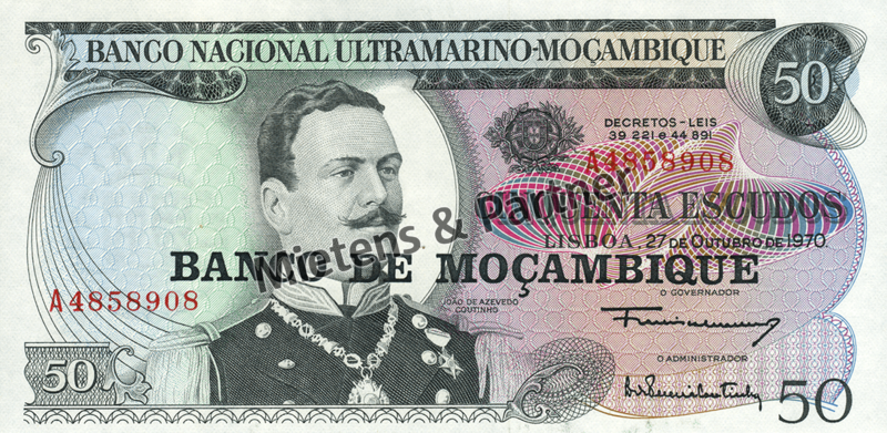 Mozambique (People's Republic) 50 Escudos (03731)