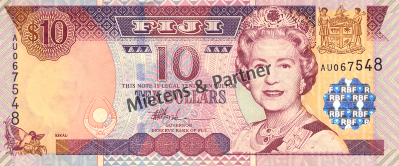 Fiji (Republic) 10 Dollars (05682)