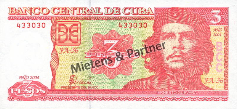 Cuba (Republic) 3 Pesos (04302)